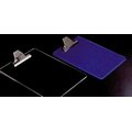 Transparent Neon Blue Acrylic Clipboard (12"x9"x1/8")